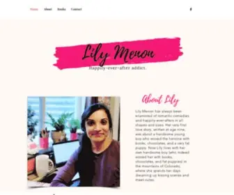 Lilymenon.com(Mysite) Screenshot