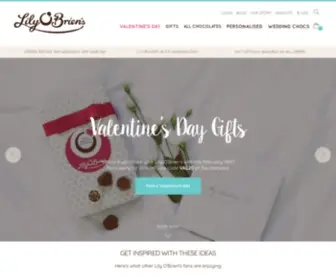 Lilyobriens.com(Lily O'Brien's) Screenshot