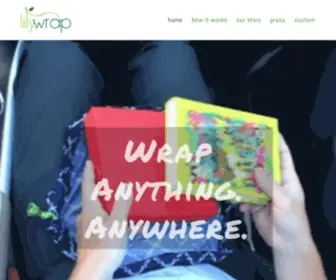 Lilywrap.com(Stretchy reusable gift wrap) Screenshot