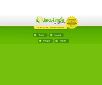 Lima-Limon.com(Lima-Limón Creativos) Screenshot