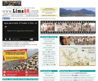 Lima28.com(La Unificada) Screenshot