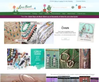 Limabeads.com(Lima Beads has Gemstone Beads) Screenshot