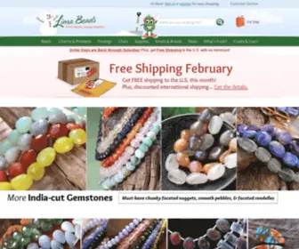 Limabeads.info(Lima Beads has Gemstone Beads) Screenshot
