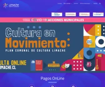 Limache.cl(Ilustre Municipalidad de Limache) Screenshot