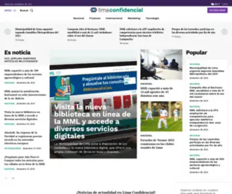 Limaconfidencial.com(Lima Confidencial) Screenshot