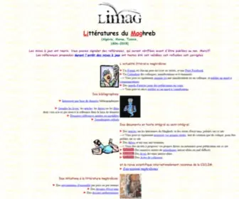 Limag.com(Informations sur les littératures du Maghreb) Screenshot