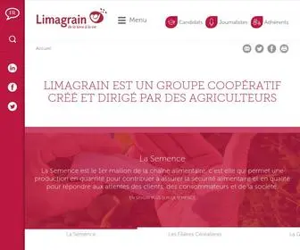 Limagrain.com(Limagrain, page d'accueil) Screenshot
