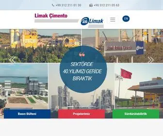 Limakcimento.com(Limak) Screenshot