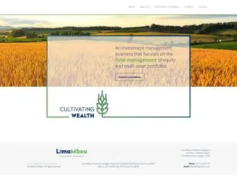 Limambeu.co.za(Lima Mbeu) Screenshot