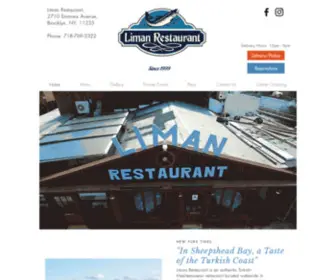 Limanrestaurantny.com(Mediterranean Restaurant in Brooklyn) Screenshot