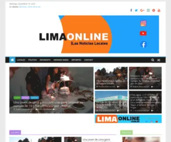 Limaonline.com.ar(Las Noticias Locales) Screenshot