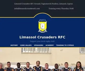 Limassolcrusadersrfc.com(Support your local rugby club) Screenshot