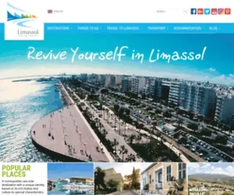 Limassoltourism.com(The Official Limassol Travel Guide) Screenshot