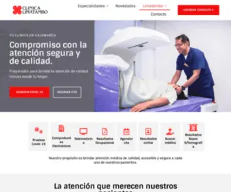 Limatambo.com.pe(Clinica Limatambo Cajamarca) Screenshot