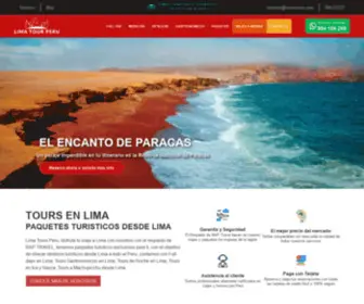 Limatourperu.com(Tour en lima tours y viajes en lima peru agencia viajes lima) Screenshot