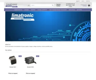 Limatronic.de(Startseite) Screenshot