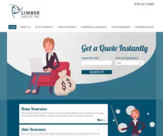 Limbergroup.com(Limber Insurance Group) Screenshot