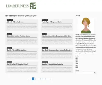 Limberness.com(How to Make Your House and Garden Look Great) Screenshot