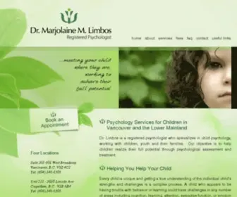 Limboschildpsychology.com(Dr. Limbos) Screenshot