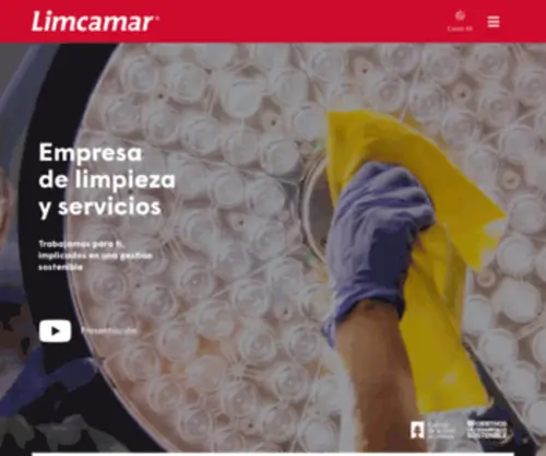 Limcamar.es(Empresa de Limpieza Nacional y Servicios) Screenshot