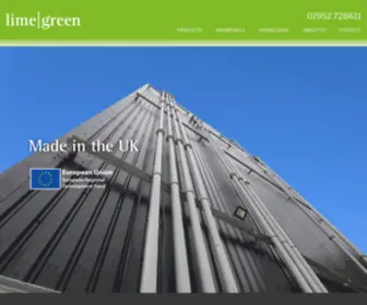 Lime-Green.co.uk(Lime Mortar) Screenshot