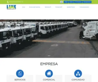 Lime.net.co(Limpieza Metropolitana S.A) Screenshot