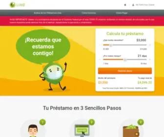 Lime24.mx(Prestamos de dinero) Screenshot