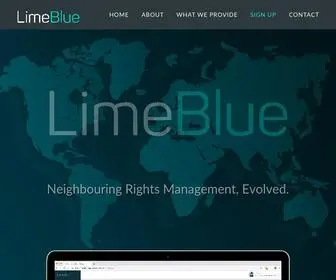 Limebluemusic.com(Lime Blue) Screenshot