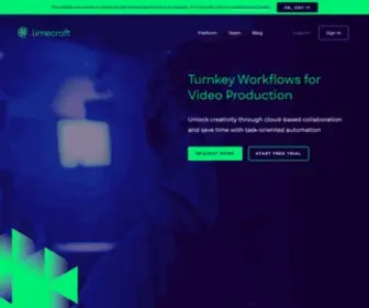 Limecraft.com(Your Video Production Workflow set up in a few easy Steps) Screenshot