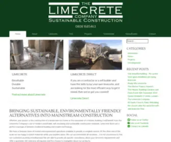 Limecrete.co.uk(The Limecrete Company) Screenshot