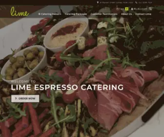Limeespresso.com.au(Lime Espresso Corporate Catering Sydney) Screenshot