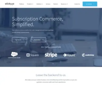 Limelightcrm.com(Subscription Commerce Platform) Screenshot
