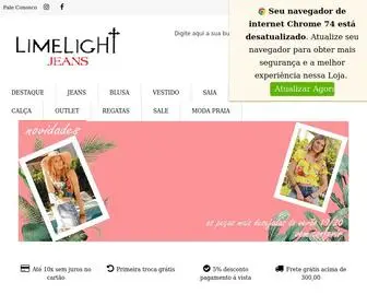 Limelightjeans.com.br(Erro 601) Screenshot