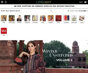 Limelight.pk(Limelight Online Clothing Store) Screenshot