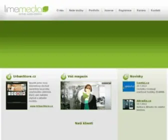 Limemedia.cz(Limemedia) Screenshot