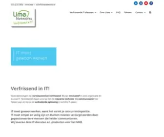 Limenetworks.nl(IT moet gewoon werken) Screenshot