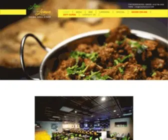 Limenlemonnc.com(Lime & Lemon Indian Grill) Screenshot