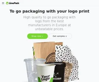 Limepack.co.uk(Large selection of To Go) Screenshot