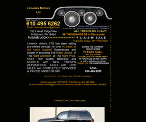 Limerickmotors.com(Inventory 1) Screenshot