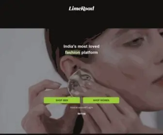 Limeroad.com(Online Shopping Site) Screenshot