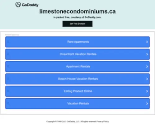 Limestonecondominiums.ca(Limestonecondominiums) Screenshot