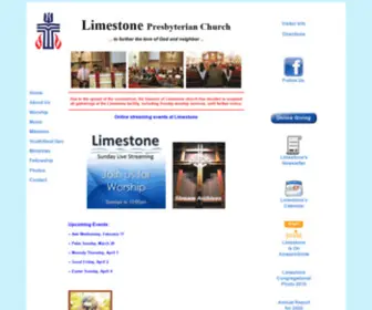 Limestonepresbyterian.org(LPC) Screenshot