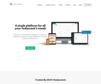 Limetray.com(Restaurant Software & Marketing Solution) Screenshot