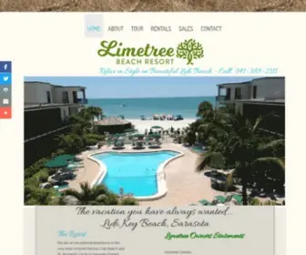 Limetree.com(Lido Key Beach Sarasota) Screenshot