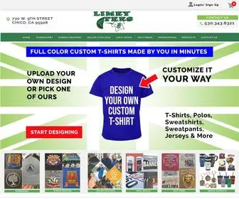 Limeytees.com(Your T) Screenshot