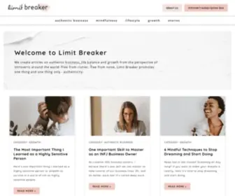 Limitbreaker.co(Business Mindset and Personal Development) Screenshot