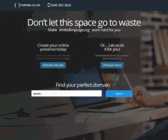 Limitedlanguage.org(Limitedlanguage) Screenshot