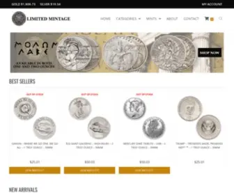 Limitedmintage.com(Art Medals) Screenshot