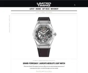 Limitedtiming.com(Discover a new watch everyday) Screenshot