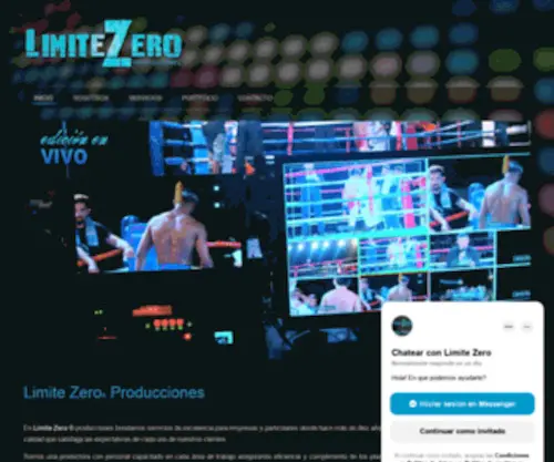 Limitezero.com.ar(LIMITE ZERO PRODUCCIONES) Screenshot